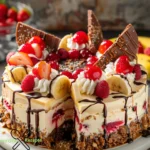 Banana Split Käsekuchen