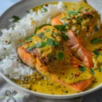 Gebackener Kokos-Curry-Lachs