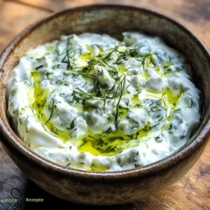 Griechischer Hähnchen-Tzatziki Bowl