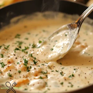 Knoblauch-Parmesan-Hähnchen in cremiger Sauce