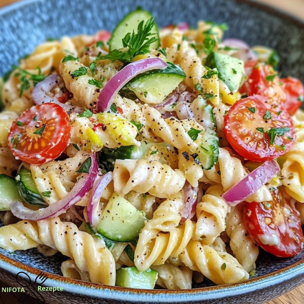 Pasta-Salat-mit-Joghurt-Dressing