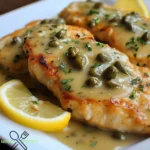 Zartes Hähnchen Piccata mit spritziger Zitronen-Kapern-Sauce