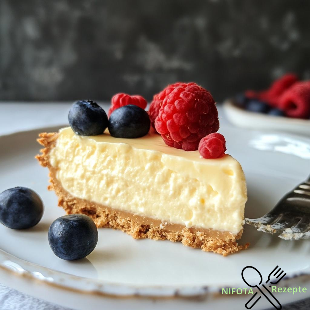 Kalorienarmer Käsekuchen mit Quark