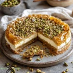 Honig-Pistazien-Baklava-Käsekuchen