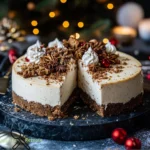 weihnachtlicher käsekuchen mit spekulatiusboden