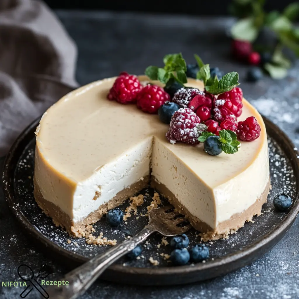 käsekuchen mit seidentofu