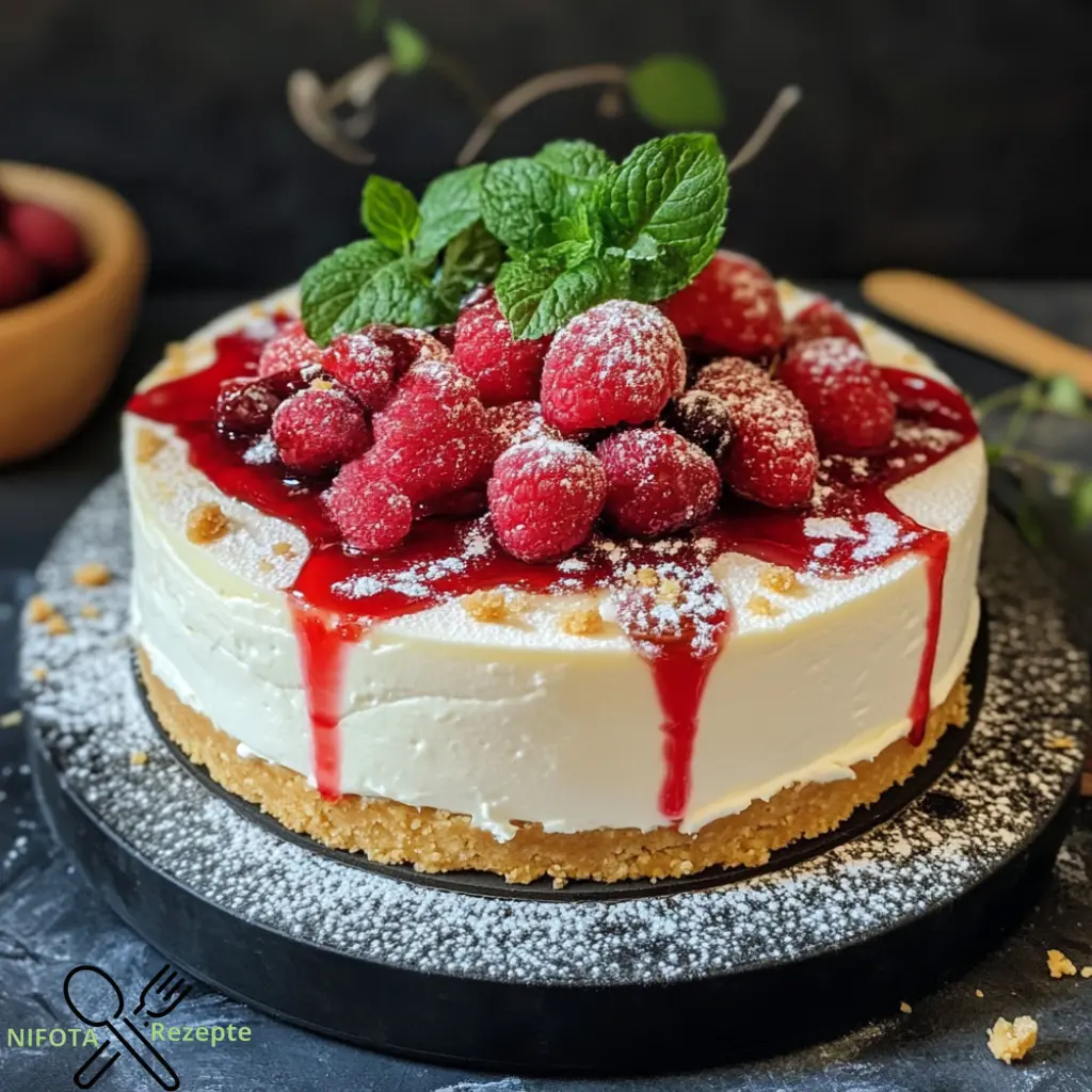 kleiner käsekuchen mit 250g quark ohne boden