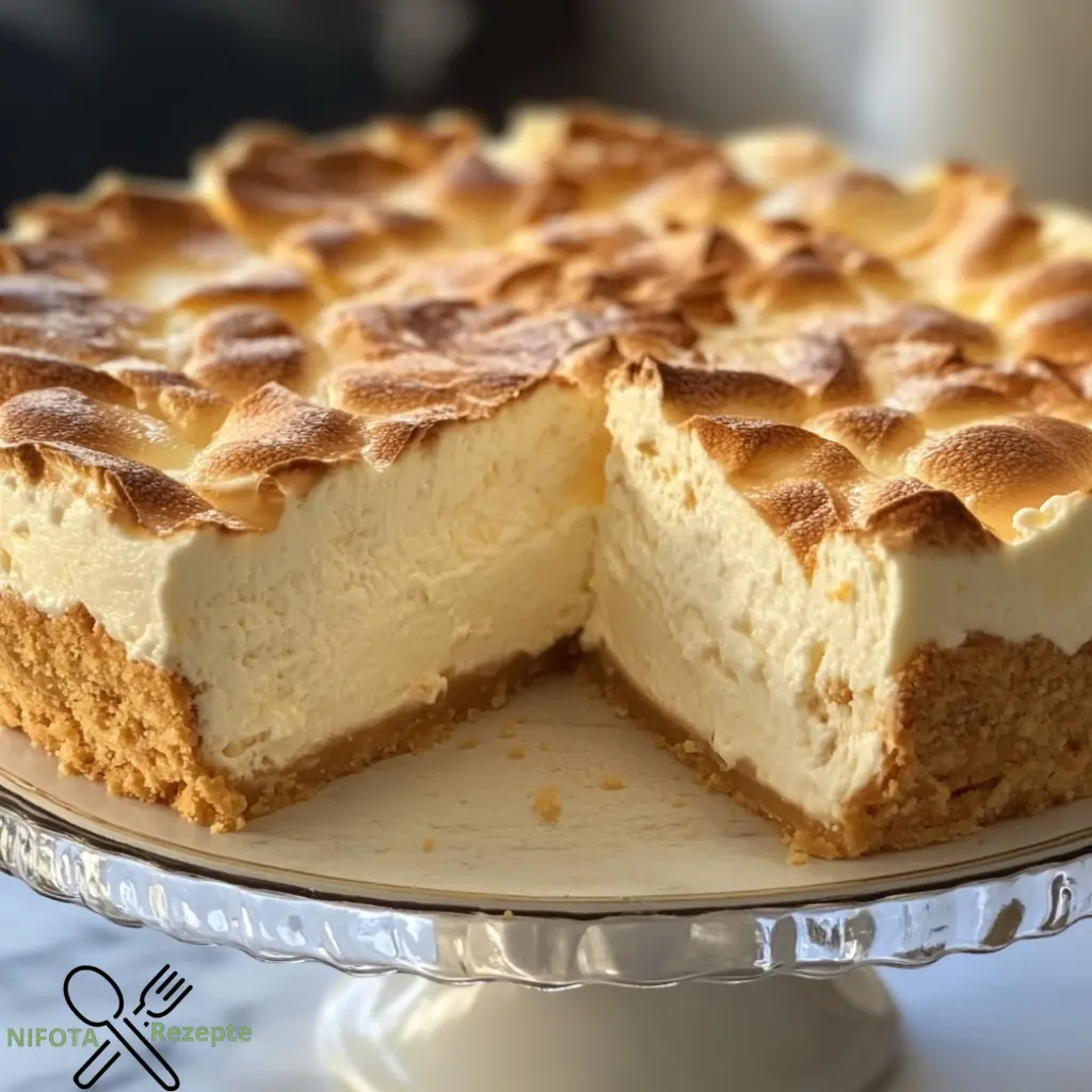 lockerer käsekuchen mit eischnee