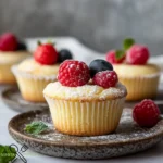 low carb käsekuchen muffins mit puddingpulver