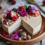 veganer käsekuchen skyr