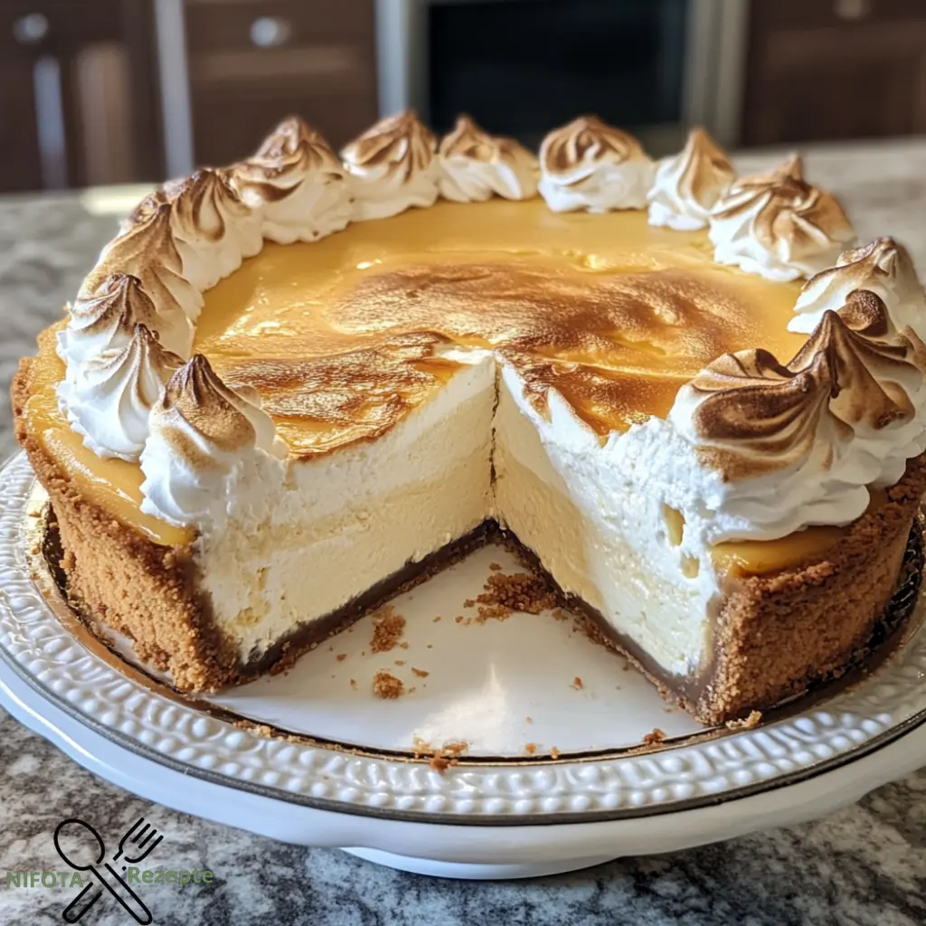 weltbester käsekuchen mit baiserhaube