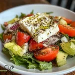 Erfrischender Griechischer Bauernsalat mit Feta und Oliven