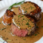 Saftiges Filet Mignon mit Brandy-Pfeffer-Sauce