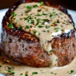 Filet Mignon mit cremiger Parmesan-Senf-Sauce