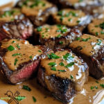 Flambiertes Cognac Steak Diane