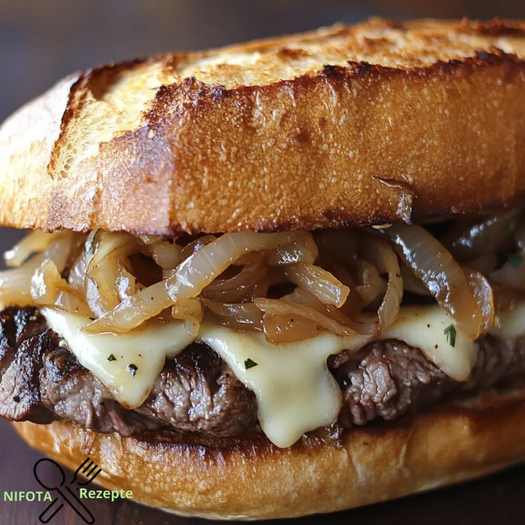 French Onion Steak Sandwich