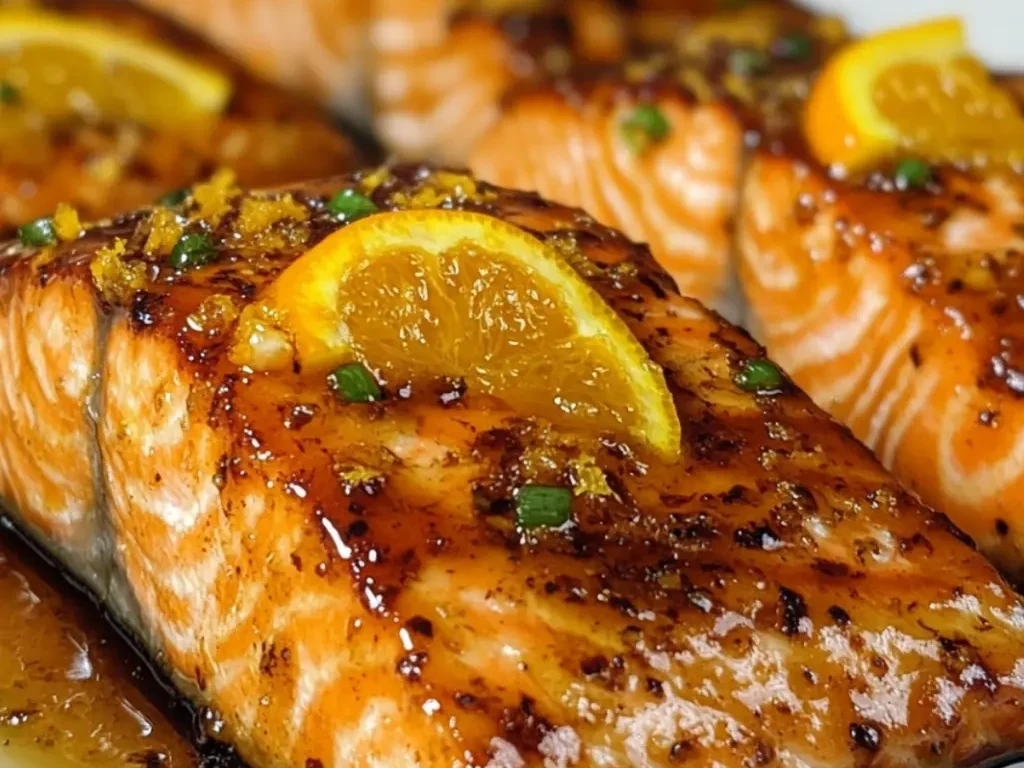 Honig-Orange-Glasierter Lachs für ein köstliches Abendessen