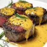 Filetsteak mit einfacher Béarnaise-Sauce