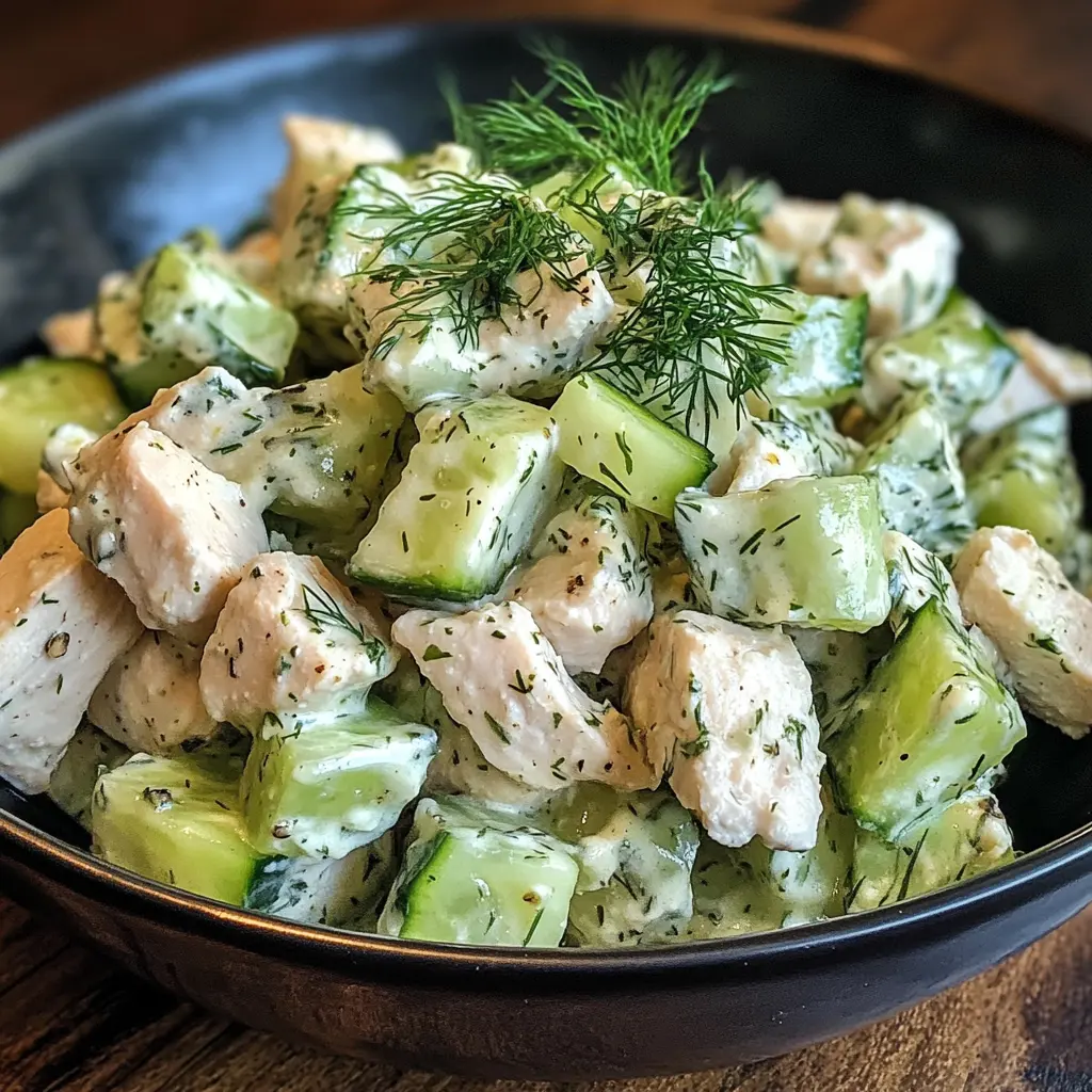 Tzatziki-Hühnchensalat: Ein erfrischendes Rezept!